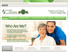 Tablet Screenshot of emeraldresources.com